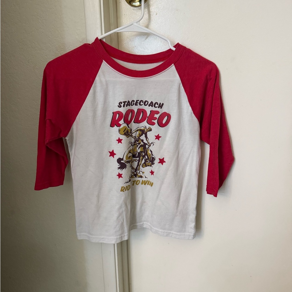 Red and White Rodeo Graphic Tee - Picture 2 of 3